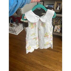 Beaufort Bonnet Company Biltmore Bouquet dress Peter Pan collar girls size 3T